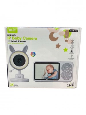 BLIC BLM-71 3.5” IP Bebek Kamerası | Kablosuz Monitörlü, Gece Görüşlü, 2.4GHz WiFi Baby Monitor